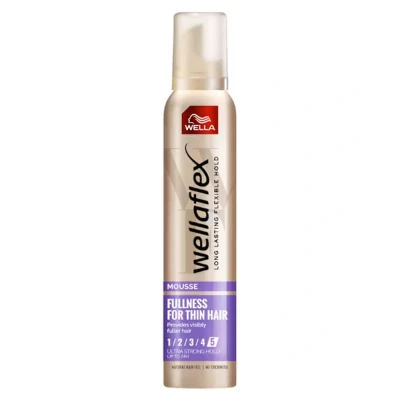 Abbildung von Wella Styling Wellaflex Mousse Fullness For Thin Hair 200 ml