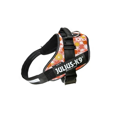 Abbildung von Julius K9, IDC Powergeschirr, Größe: 2XL / 3, Pink mit Blumen