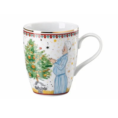Abbildung von Hutschenreuther Becher mit Henkel 2024 Weihnachtsleuchten II 0,36 L