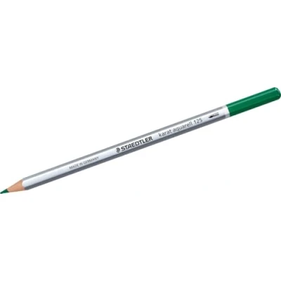 Abbildung von Staedtler 125 5 karat aquarell Farbstift, wasservermalbar, 6 Stück im Kartonetui, grün