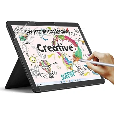 Abbildung von [2 Stück] Like Matt Paper Folie für 10&quot; Microsoft Surface Go 4/3/2/1, [Blendfreiem] PET Papier Gefühl Displayschutzfolie zum Zeichnen, Schreiben, Skizzieren