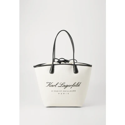 Abbildung von KARL Lagerfeld Hotel Medium BAG Shopping Bag, Damen, Größe: One Size, Natural/black