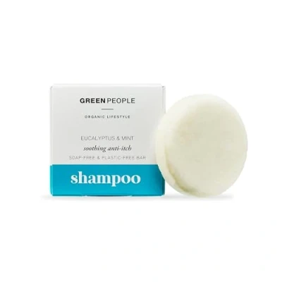 Abbildung von Green People Festes Eukalyptus Minze Shampoo 50g Natürliches Bio gegen Juckreiz Beruhigt &amp; lindert juckende Kopfhaut Zero Waste, für tägliche Wäsche Reisen Tierversuchsfrei Vegan
