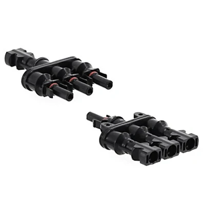 Abbildung von Offgridtec 3 Fach Abzweigbuchsen T Stecker Solarstecker, Parallelschaltung für bis zu Solarmodule, Easy Klick System mit Snap In Verriegelung, Schutzklasse IP67, Wetterfest, den Außeneinsatz