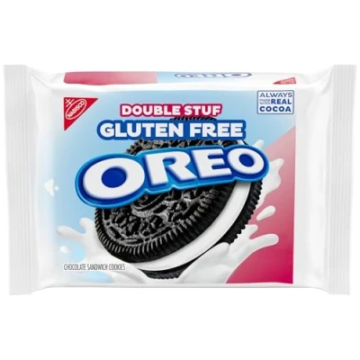 Abbildung von OREO Double Stuf glutenfreie Schokoladen Sandwich Kekse, 353 ml Packungen
