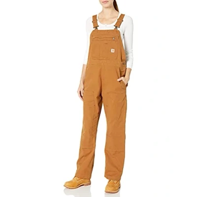 Abbildung von Carhartt Damen Rugged Flex® Canvas Latzhose, Carhartt® Braun, XL
