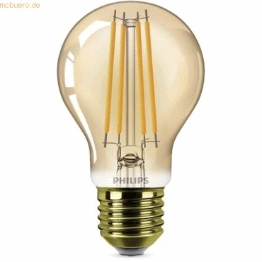 Abbildung von Signify Philips LED classic Dekolampe Gold 40W E27 warmweiß Birne