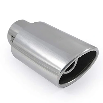 Abbildung von Universal Auspuffblende Endrohr Sport Schalldämpfer Edelstahl 45mm Chrom