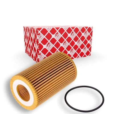 Abbildung von FEBI BILSTEIN 100490 Ölfilter mit Dichtring Filtereinsatz AUDI: A5 B8 Coupe, A4 Limousine, Sportback