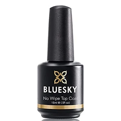 Abbildung von BLUESKY No Wipe Top Coat 10/15ml UV/LED Überlack der bis zu 3 Wochen hält (BLUESKY 15ml)