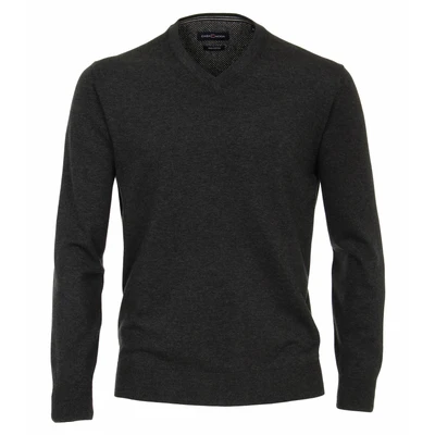 Abbildung von Casamoda Strickpullover, Herren, Größe: Small, Gray