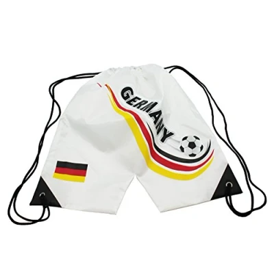 Abbildung von Idena 21559 Sportbeutel Deutschland, in Form einer Sporthose, im Fußballdesign, 36 x 39 cm, praktisch, trendy, cool, für Freizeit, Sport und Training