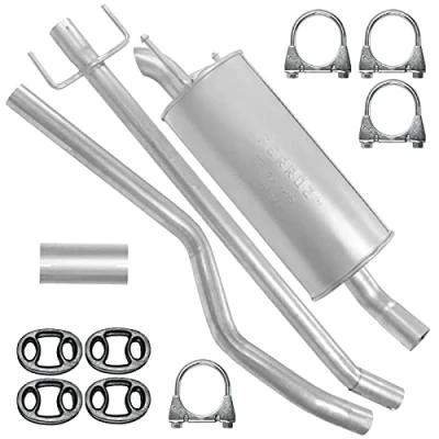 Abbildung von Schalldämpferset Abgasrohr Endschalldämpfer Auspuff Endtopf für Opel Astra H 3 III Kombi Caravan 1.3 CDTI 1.7