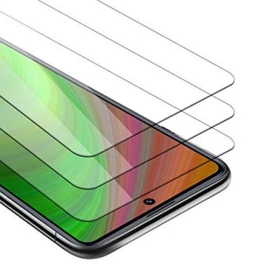 Abbildung von Cadorabo 3x Panzer Schutz Glas für Samsung Galaxy M51 3 Stück Schutzfolie in Ultra Klar Hüllen freundlich Gehärtetes (Tempered) Dipslayschutz Folie 9H Härte Anti Kratzer