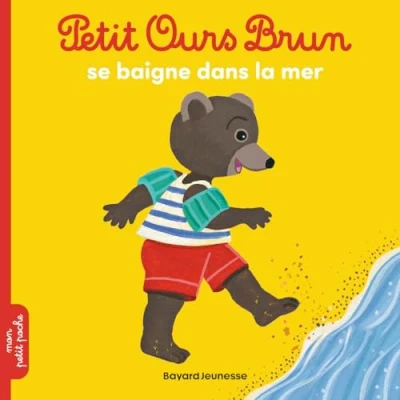 Abbildung von Petit ours Brun: brun se baigne dans la mer