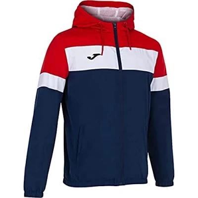 Abbildung von Joma Herren Crew IV Ritter Regenmantel, Marineblau/Rot, XXXXS