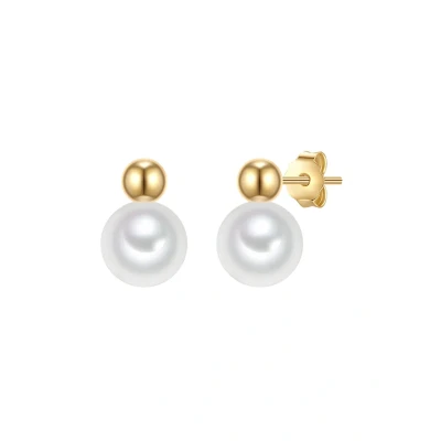 Abbildung von Valero Pearls Damen Ohrstecker aus 925/ Sterling Silber mit Süßwasser Zuchtperle ca. 6,5 7,0 mm