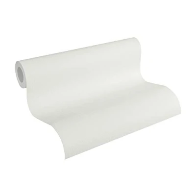 Abbildung von A.S. Création Vliestapete Happy Spring Tapete Uni 10,05 m x 0,53 weiß Made in Germany 347621 34762 1