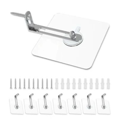 Abbildung von UBRAVE 8 Sätze Möbel Wandanker,Kippschutz Wandanker,Kippsicherung Set,Kippsicherung für Kleinkinder,Anti Tip Halter Baby Proofing &amp; Haustierschutz(transparent