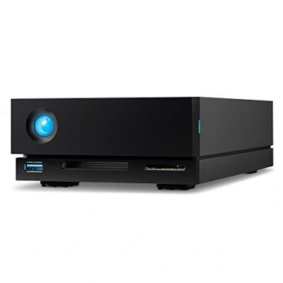 Abbildung von LaCie 1big Dock HDD, externe Festplatte 410TB, Thunderbolt 3, USB, Card Reader, PC &amp; Mac, inkl. 5 Jahre Rescue Service, Modellnr.: STHS4000800