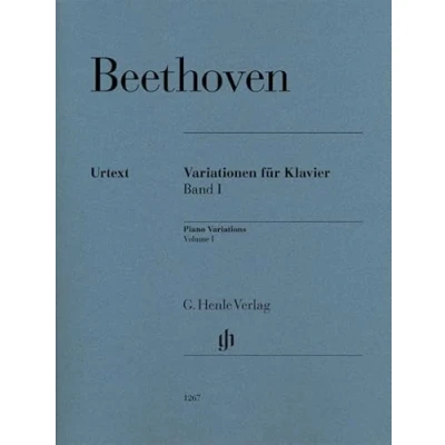 Abbildung von Variationen für Klavier, Band I; revidierte Ausgabe: Besetzung: Klavier zu zwei Händen (G. Henle Urtext Ausgabe)