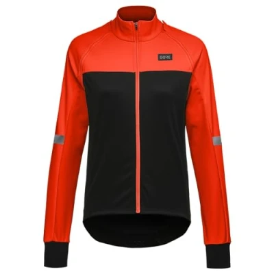 Abbildung von Gore Wear Phantom Windbreaker Schwarz rot, Damen, Größe: 40, rot
