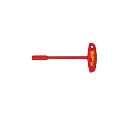 Abbildung von Wiha Steckschlüssel mit Quergriff electric Sechskant (27935) 17 x 230 mm, VDE geprüft, stückgeprüft