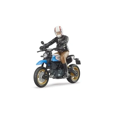 Abbildung von Bruder Motorrad Ducati Desert Sled mit Fahrer 1:16