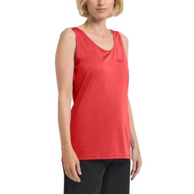 Abbildung von Jack Wolfskin Crosstrail Top, Damen, Größe: XL, Vibrant red
