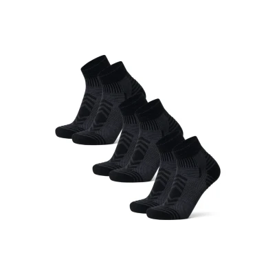 Abbildung von Danish Endurance LOW CUT Hiking Socks Sportsocken, Herren, Größe: 35 38, Black