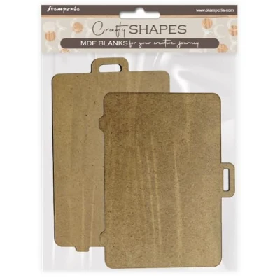 Abbildung von Stamperia Crafty Shapes for Scrapbooks, Albums, Cards, and Bullet Journals, Decorate with Papers Paint, Perfect Hobbies, Crafts, Gifting (Art of Travelling, Suitcases) (2pcs)