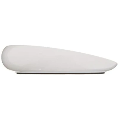 Abbildung von Sammons Preston Ivory Round Scoop Dish, Unbreakable 8&quot; Scooper Bowl for Elderly, Disabled, &amp; Handicapped, Plate with Non Skid Rubber Padded Bottom Independent Eating, Self Feeding Aid
