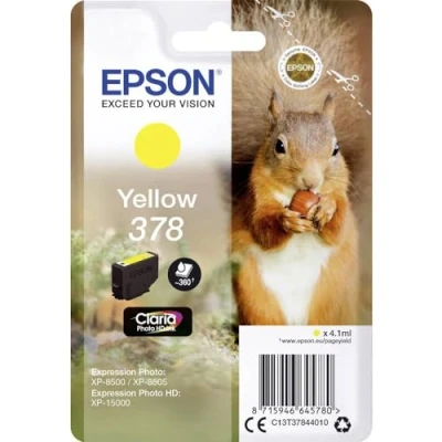 Abbildung von Epson 378 gelb tintenpatrone 4,1 ml C13T37844010 original