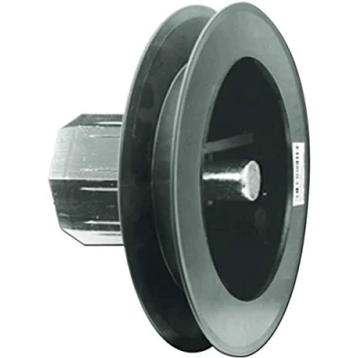 Abbildung von SCHELLENBERG Rollladen Gurtscheibe &quot;Mini für 14 mm Gurtbreite und 40 Achtkantwelle&quot;, passendes Rollladenkasten Zubehör, Durchmesser der Scheibe 10 cm