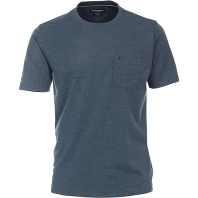 Abbildung von CASAMODA T Shirt Halbarm Rundhals Brusttasche rauchblau Gr. M
