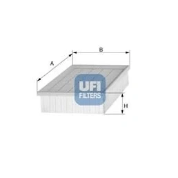 Abbildung von UFI 30.004.00 Luftfilter 57 240,5 224 Filtereinsatz FORD: Transit Mk3 Kastenwagen, Pritsche/Fahrgestell, Bus