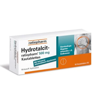 Abbildung von Hydrotalcit ratiopharm 500 mg 50 St