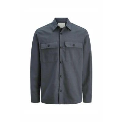 Abbildung von Jack &amp; Jones Premium Rccraymond Hemd, Herren, Größe: Large, India ink