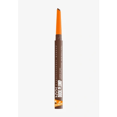 Abbildung von NYX Professional Makeup Duck Plump Plumping Lip Liner, Syringe Sienna nudefarbener Lippenkonturenstift für pralle Lippen, 0.3 g