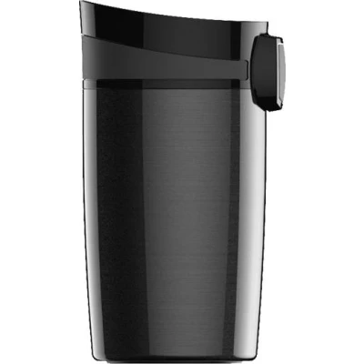Abbildung von SIGG Miracle Black Thermobecher (0.27 L), schadstofffreier und isolierter Kaffeebecher, auslaufsicherer Coffee to go Becher aus Edelstahl, 1 Stück (1er Pack)