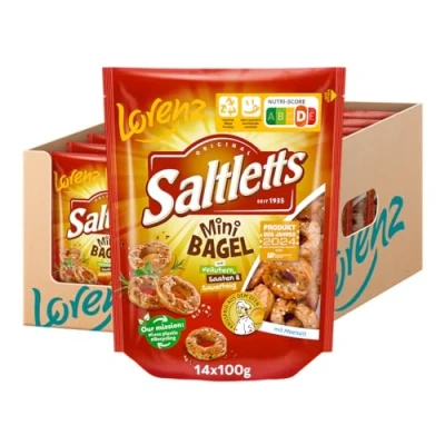 Abbildung von Lorenz Snack World Saltletts Mini Bagel, 14er Pack (14 x 100g)