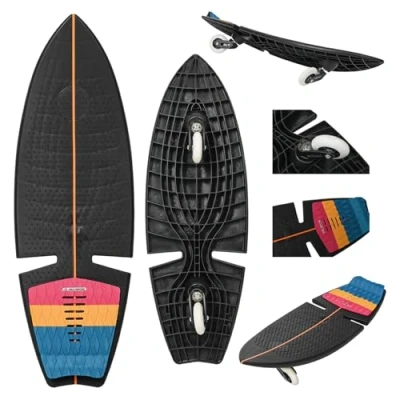 Abbildung von F2 Surf Waveboard Carving Board Street Surfer Skateboard Schwarz/Bunt 2025