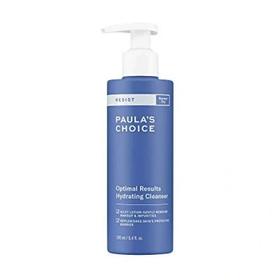 Abbildung von Paula&#039;s Choice RESIST Hydrating Gesichtsreiniger Cremige Make Up Entferner Bekämpft Zeichen von Hautalterung Milde Reinigung mit Grüner Tee &amp; Glycerin Normale bis Trockene Haut 190 ml