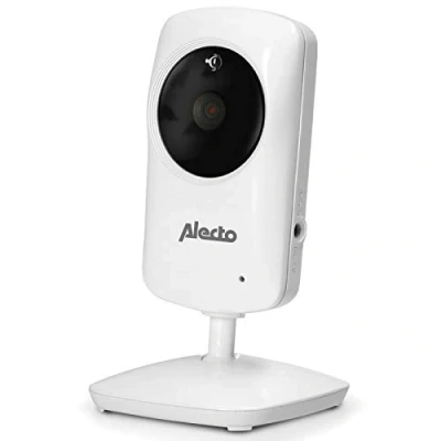 Abbildung von Alecto DVM 64C Zusätzliche Schwenkbarer Kamera für 64 Funk Babyphone Indoor Baby (Monitor mit Alarm) Weiß