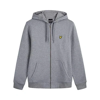 Abbildung von Lyle And Scott Herren Kapuzenpullover mit Reißverschluss in Grau