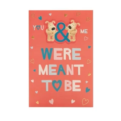 Abbildung von Boofle Valentinstagskarte für Ihn/Sie/Freund/Freund/Ehemann/Ehefrau/Partner niedliches Design