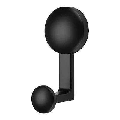 Abbildung von SO TECH® Kleiderhaken Garderobenhaken GRIO 9,6 x 4,5 cm, (1 St), schwarz matt inklusive Befestigungsschrauben
