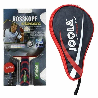 Abbildung von JOOLA Rosskopf Classic Tischtennisschläger + Tischtennihülle Pocket rot