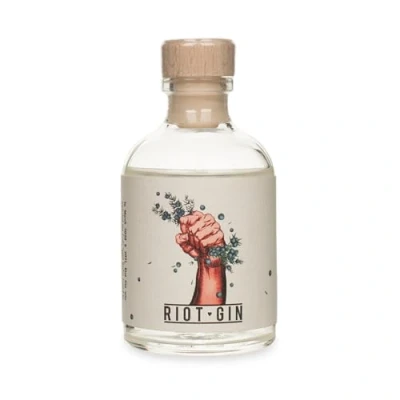 Abbildung von Riot Gin Miniatur London Dry 50% Vol. Mehrfach ausgezeichnet Handgefertigt &amp; destilliert in Deutschland Intensiver Wacholder Zitrusnoten 7 Botanicals Perfekt für Tonic 50ml