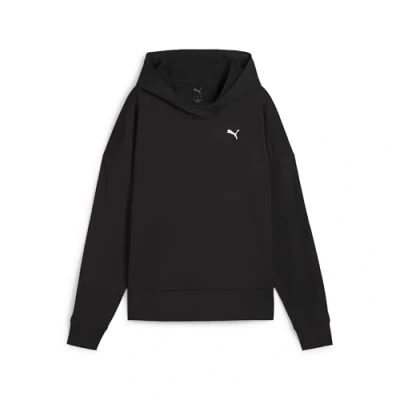 Abbildung von Puma Cloudspun Kapuzenpullover, Damen, Größe: Large, Black white